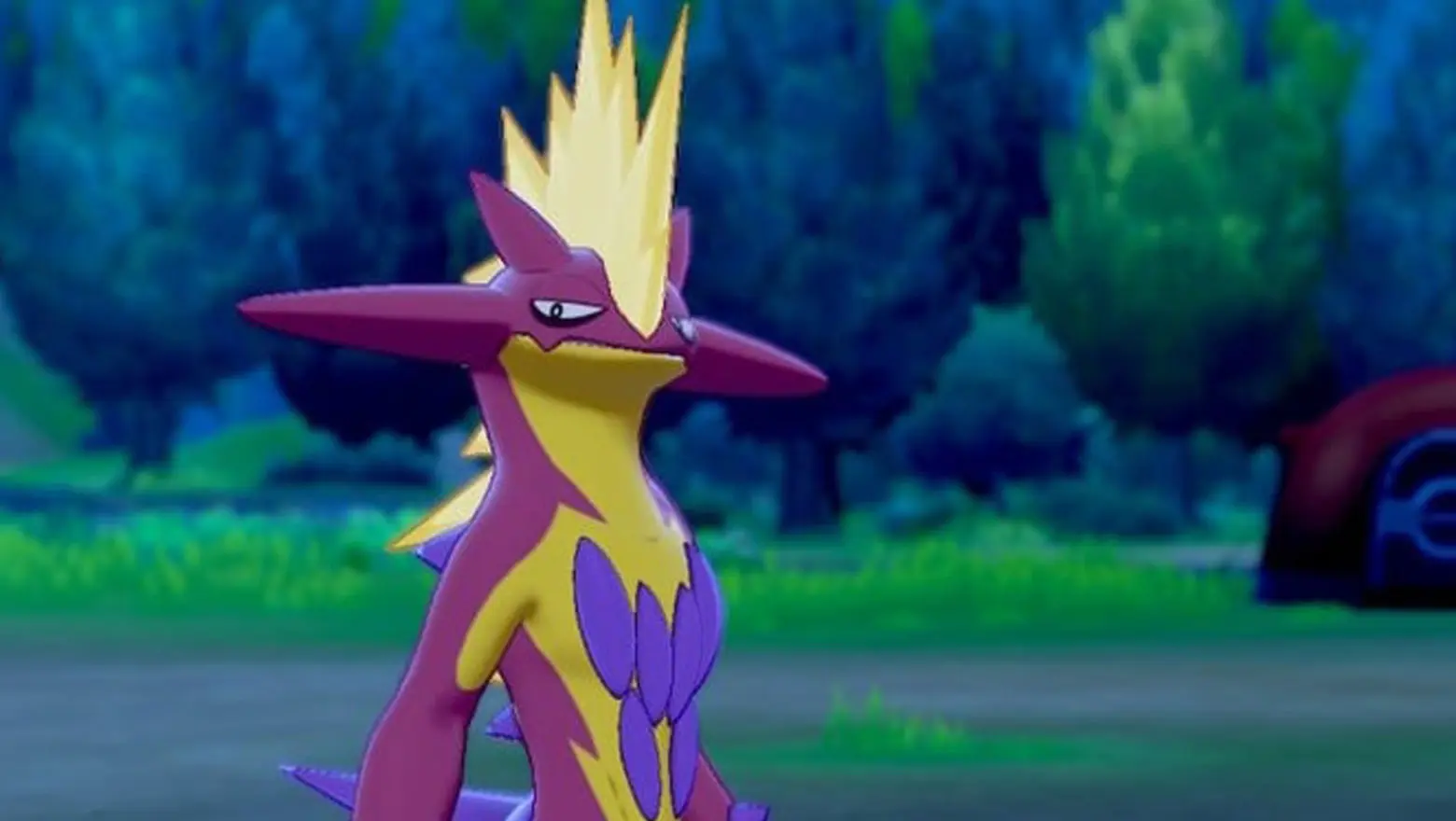 Toxtricity shiny Pokemon Espada y Escudo