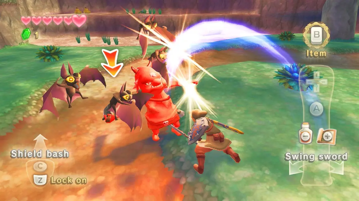 Zelda Skyward Sword ingame