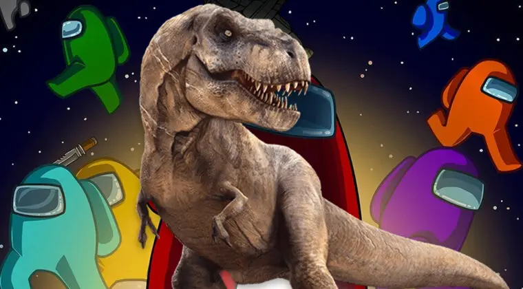 Imagen de Un mod de Among Us permite que los impostores se conviertan en un T-Rex