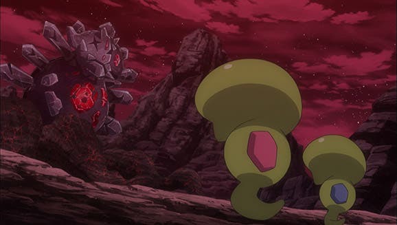 anime de Pokemon Roca Gigante