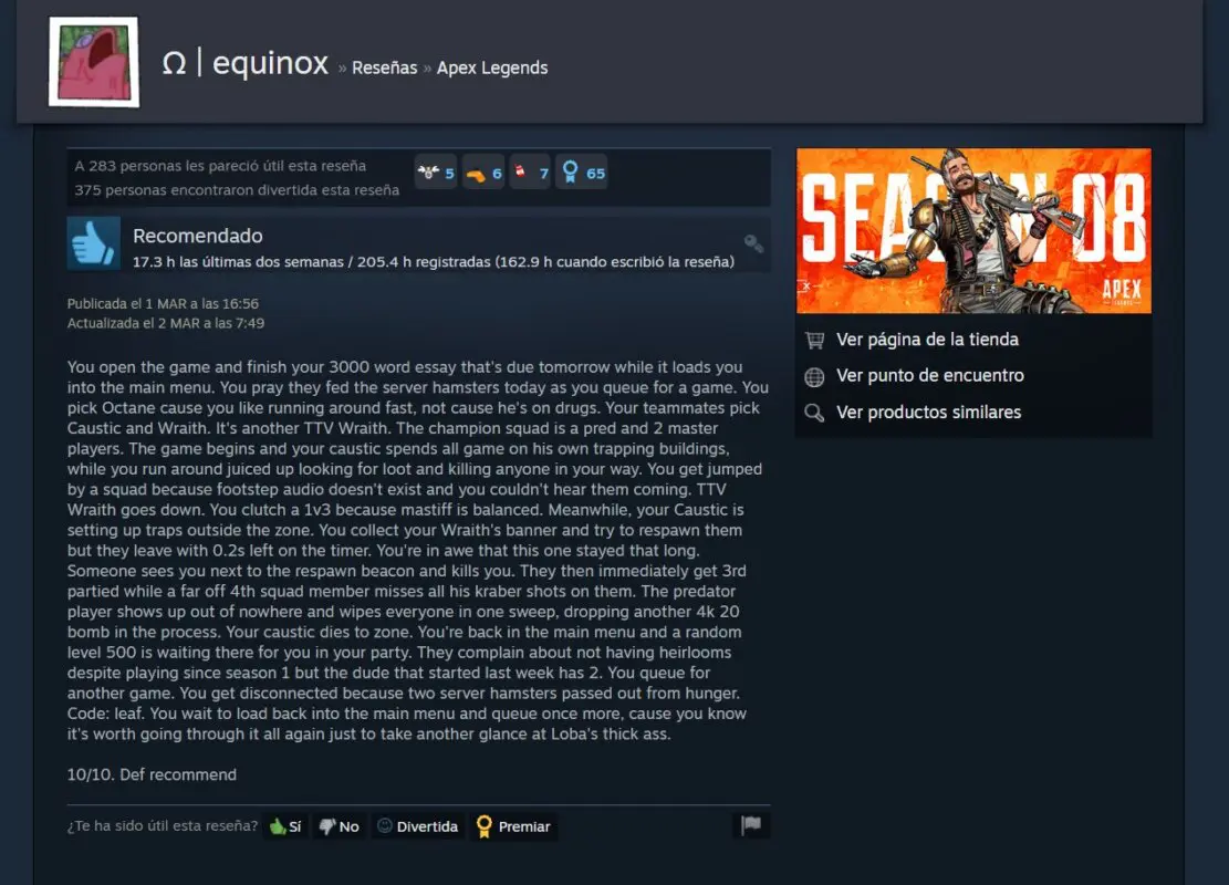 apex legends review