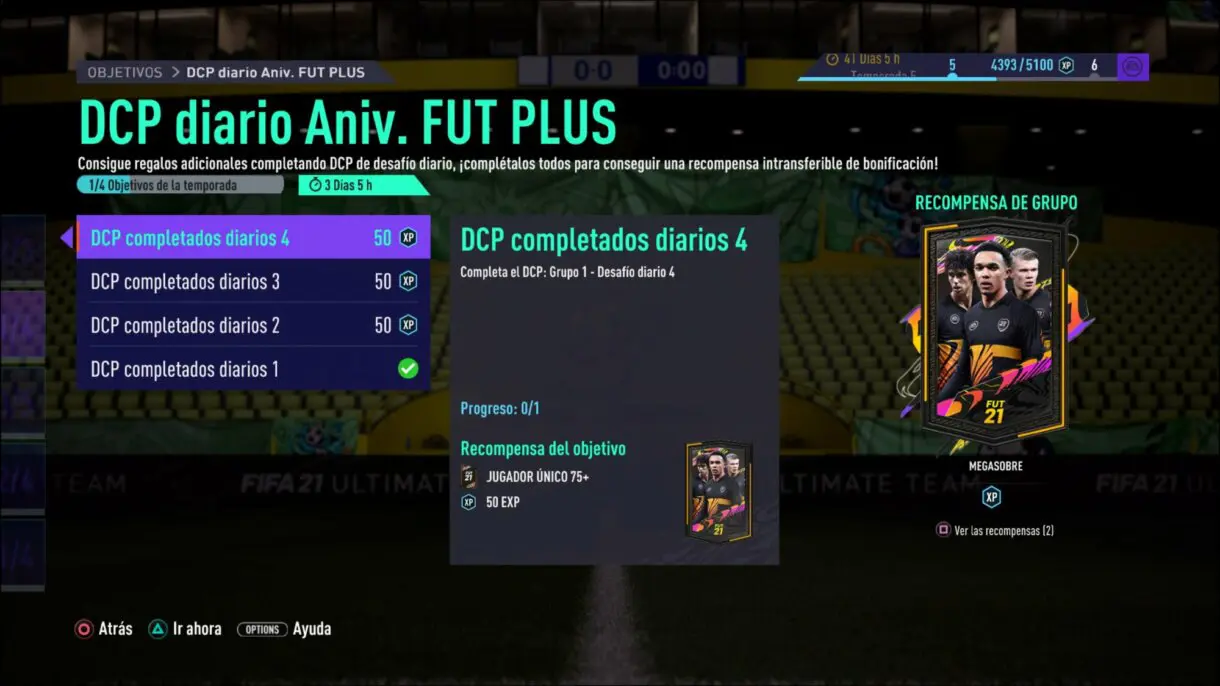 DCP diario FUT Birthday Megasobre gratuito