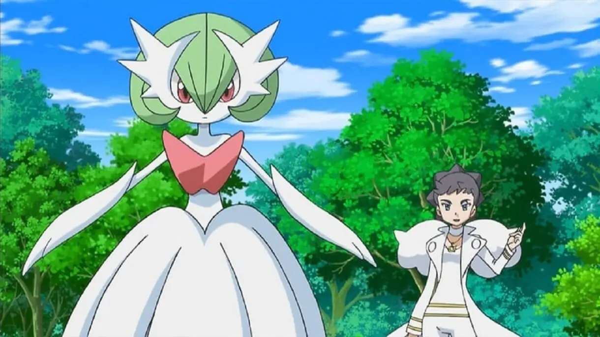 Dianta y Mega-Gardevoir Pokemon