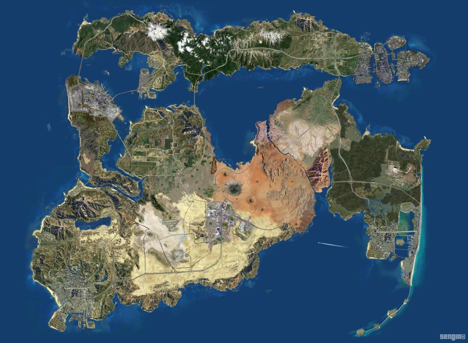 Así es el fascinante mapa en 3D de GTA 6 que un fan está haciendo