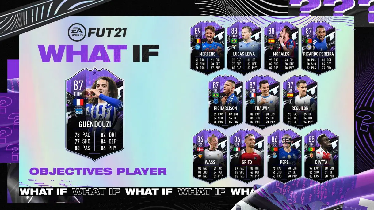 FIFA 21 Ultimate Team equipo What IF segundo más carta free to play