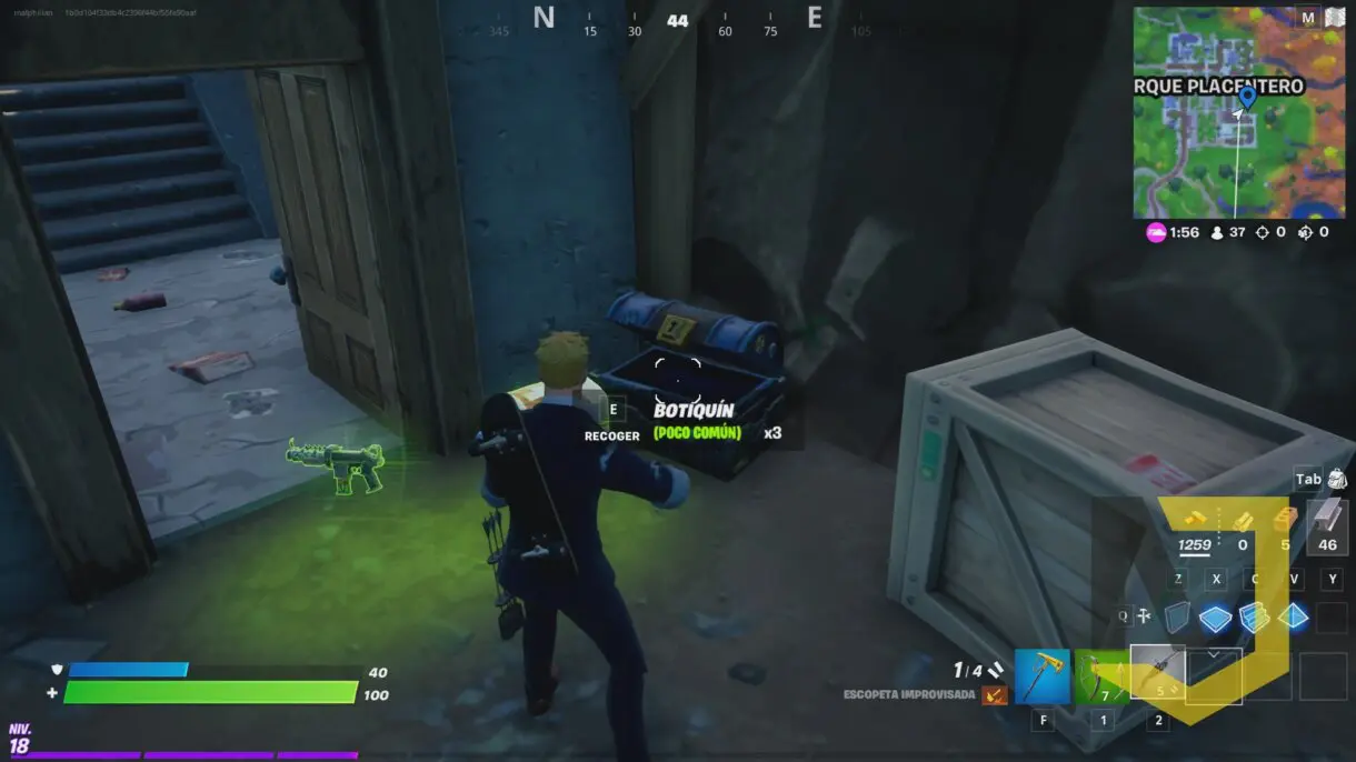 fortnite cofre de bunker