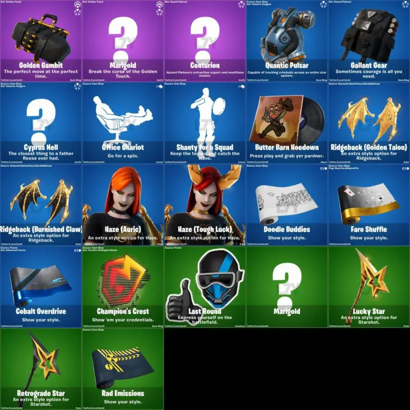 fortnite cosmeticos 12