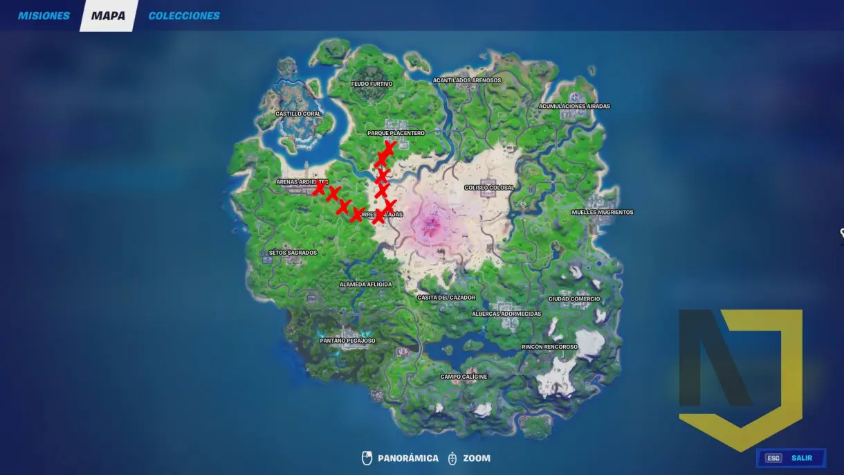fortnite de arenas a parque 2