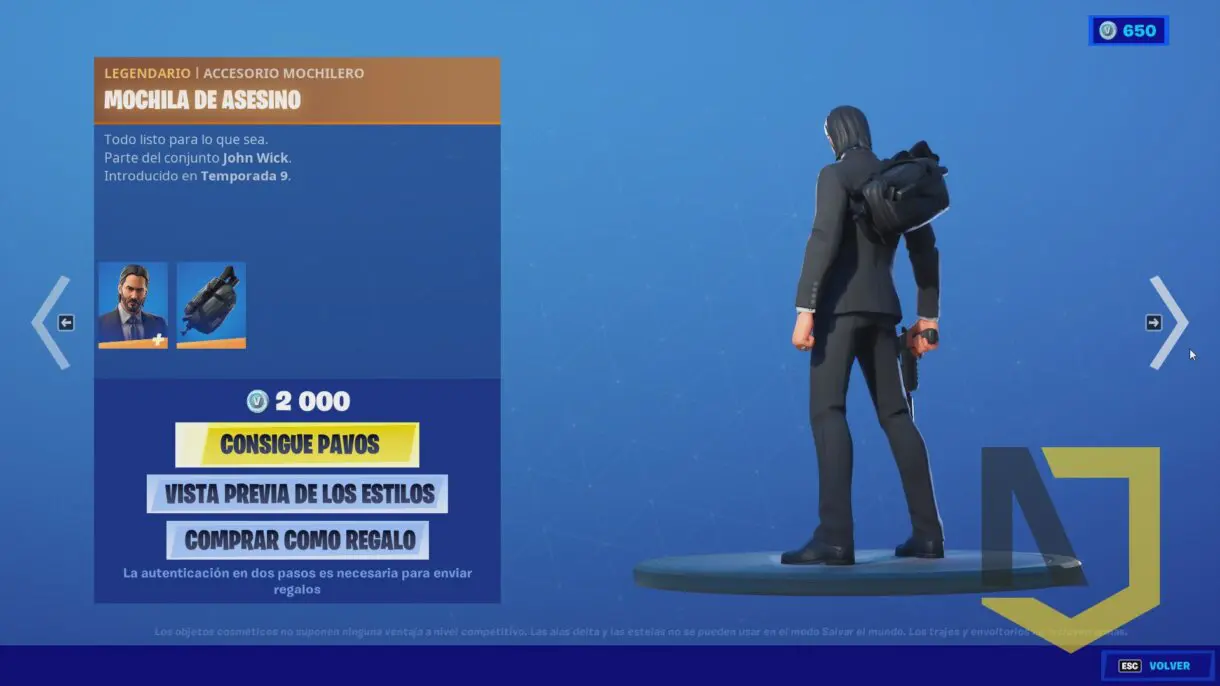 fortnite john wick 3