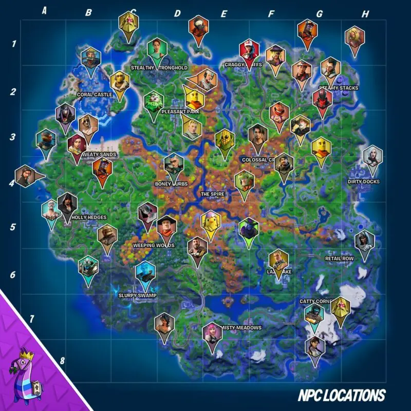fortnite npcs temporada 6