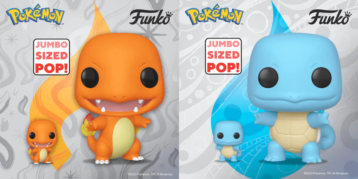 Funko POP Charmander y Squirtle Pokemon