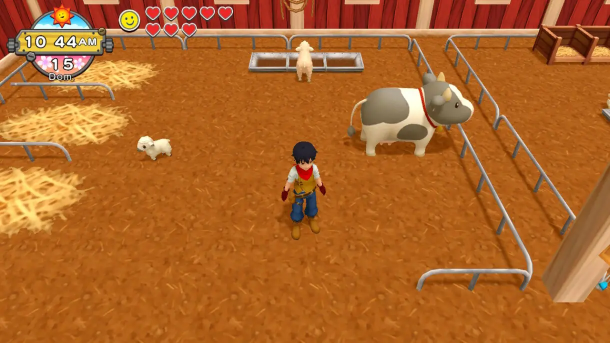 Harvest Moon Un Mundo Unico establo