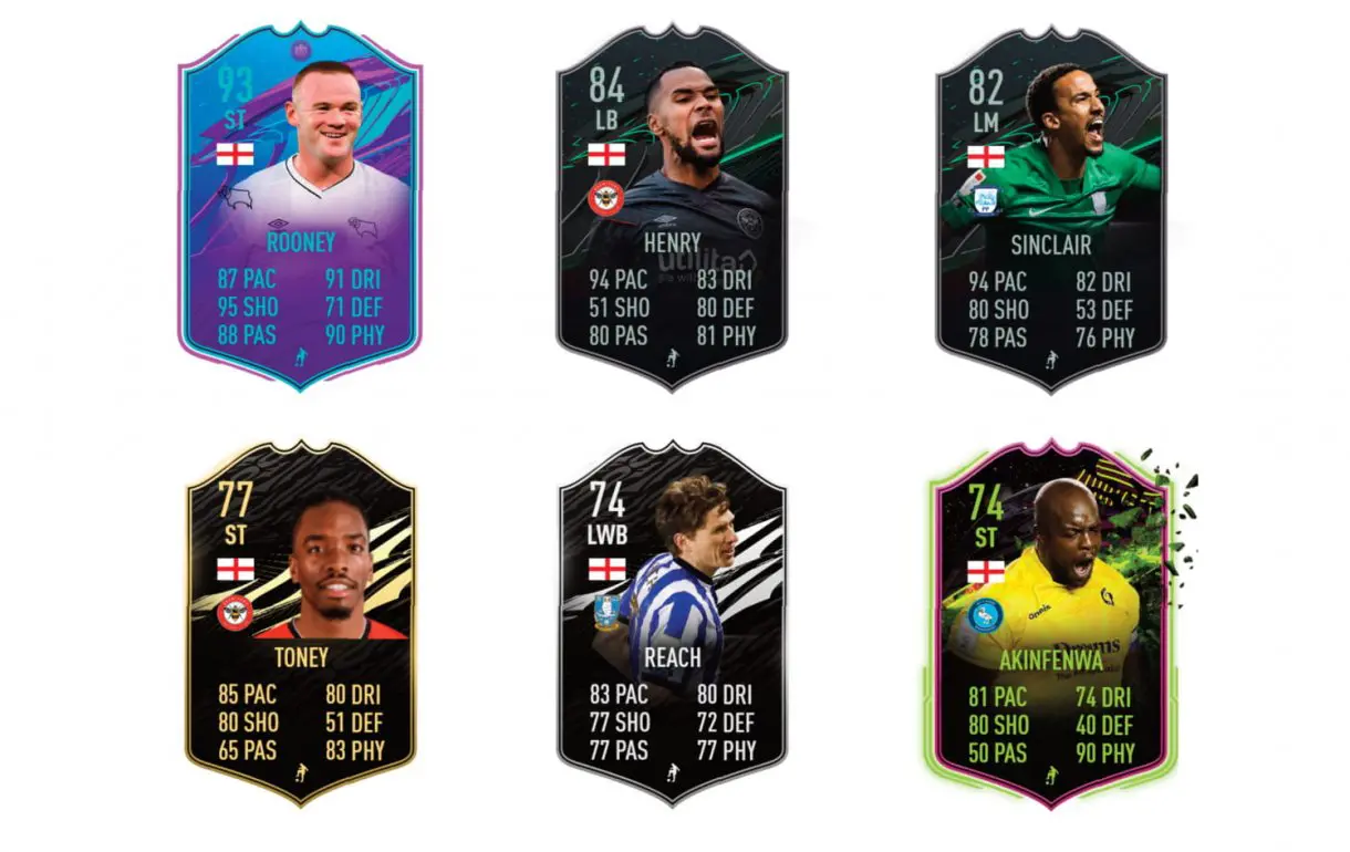 FIFA 21 Ultimate Team Adam Armstrong links verdes