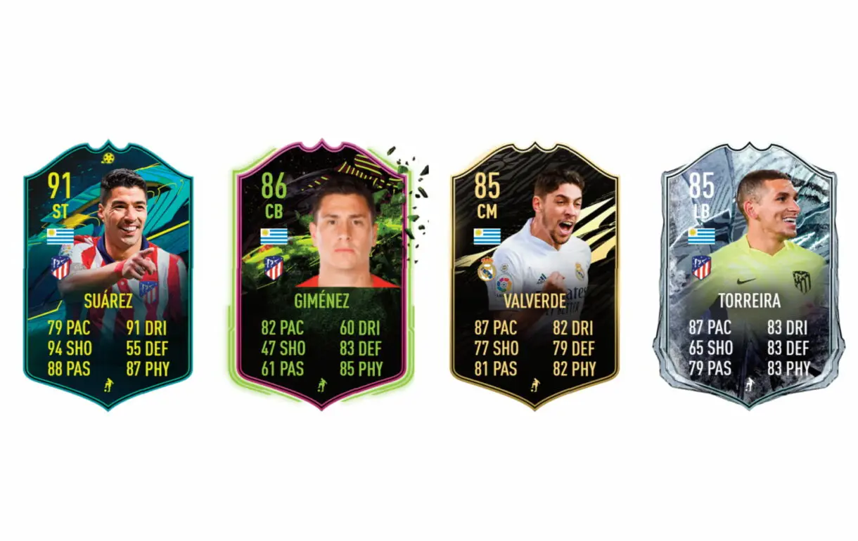 FIFA 21 Ultimate Team Edinson Cavani Flashback links normales