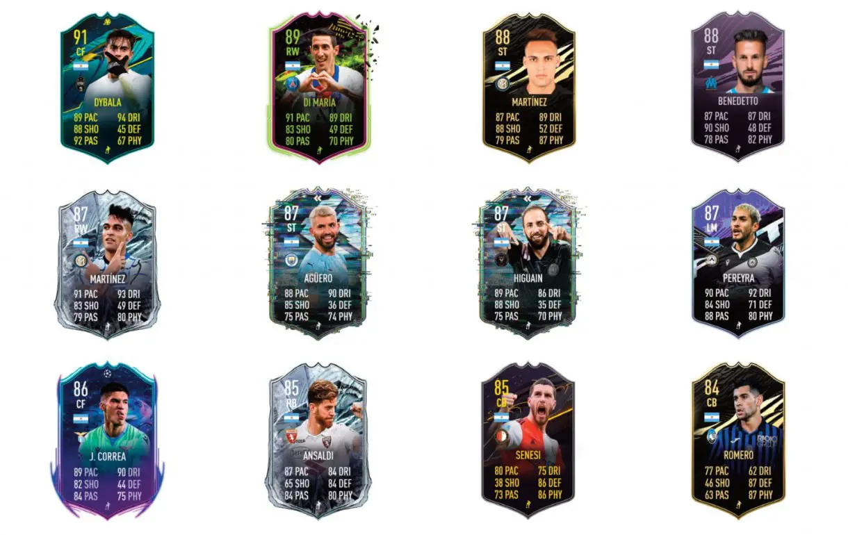 FIFA 21 Ultimate Team Leo Messi POTM links naranjas.