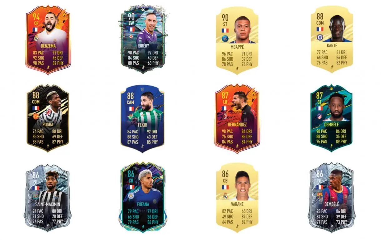 Mattéo Guendouzi What If.  FIFA 21 Ultimate Team links naranjas