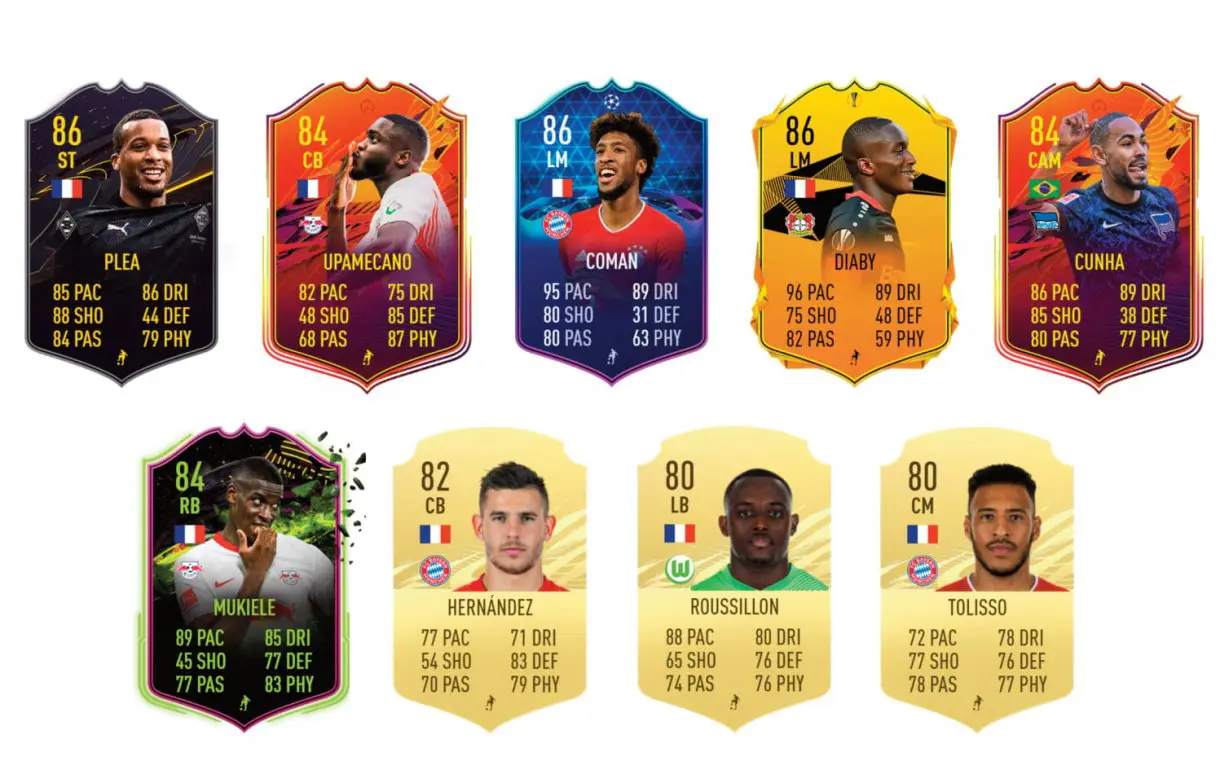 Mattéo Guendouzi What If.  FIFA 21 Ultimate Team links verdes