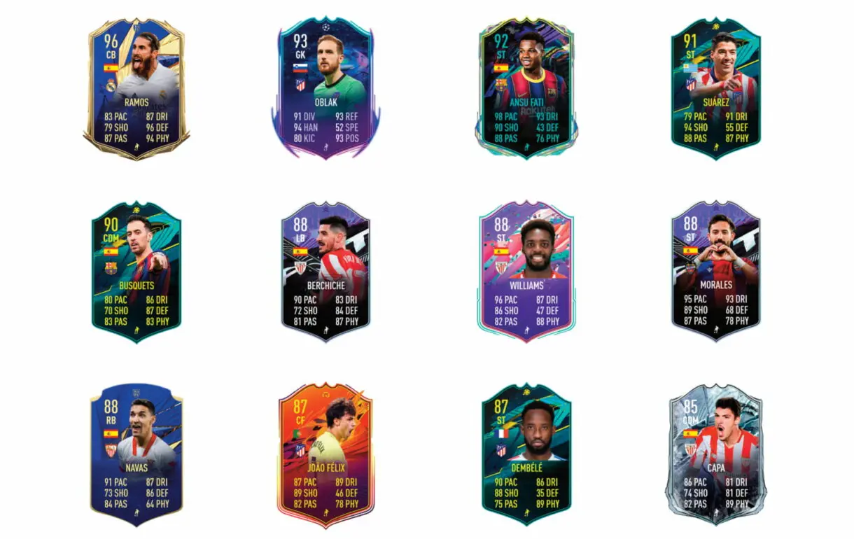 FIFA 21 Ultimate Team Mario Hermoso FUT Birthday links verdes