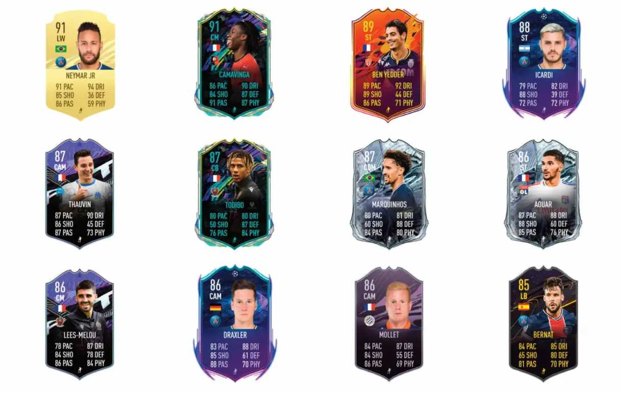 FIFA 21 Ultimate Team Kylian Mbappé POTM links verdes
