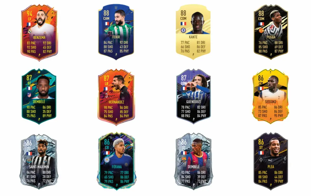 FIFA 21 Ultimate Team Kylian Mbappé POTM links naranjas