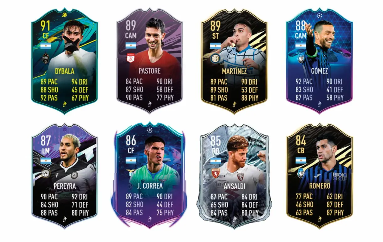 FIFA 21 Ultimate Team Rodrigo Palacio FUT Birthday links verdes