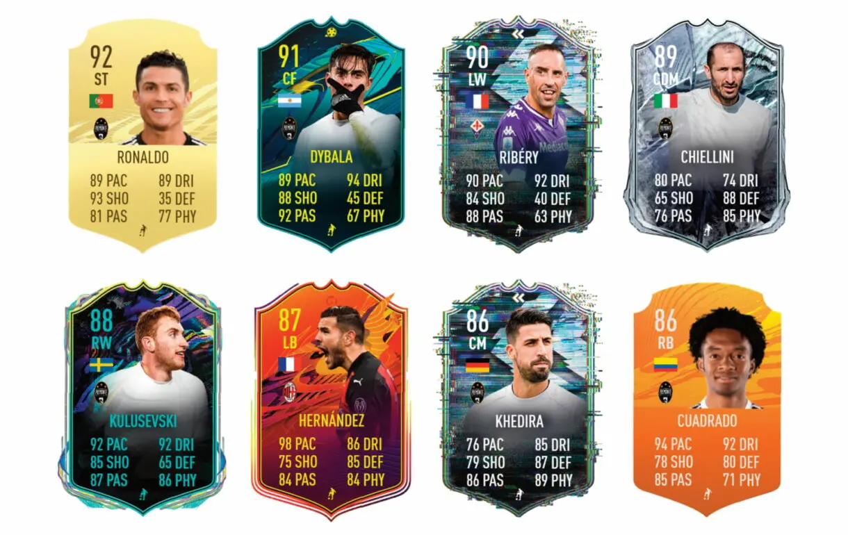 FIFA 21 Ultimate Team Adrien Rabiot Moments links verdes