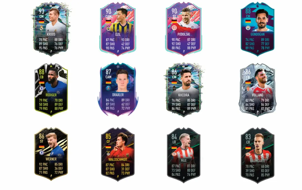 FIFA 21 Ultimate Team Marco Reus FUT Birthday links naranjas