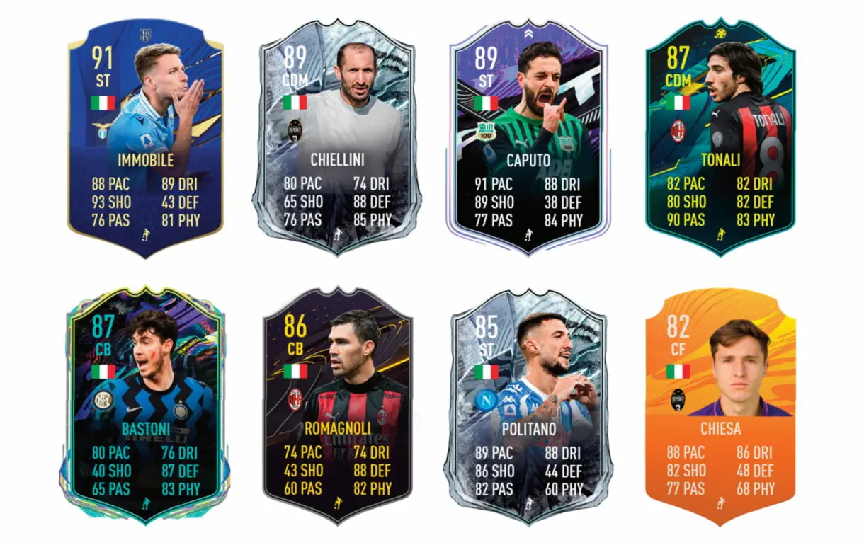 FIFA 21 Ultimate Team links verdes Zambrotta Moments SBC Icono