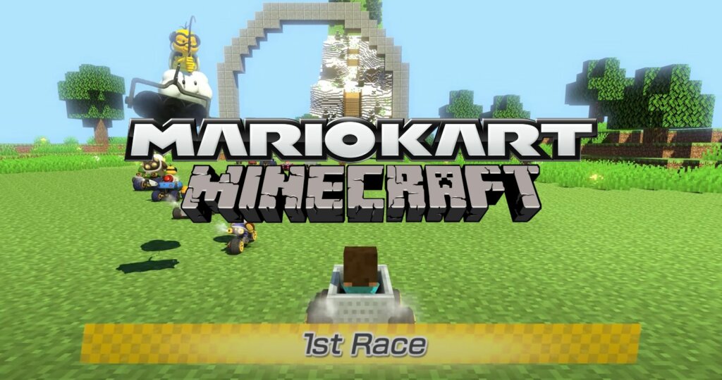 mario kart minecraft