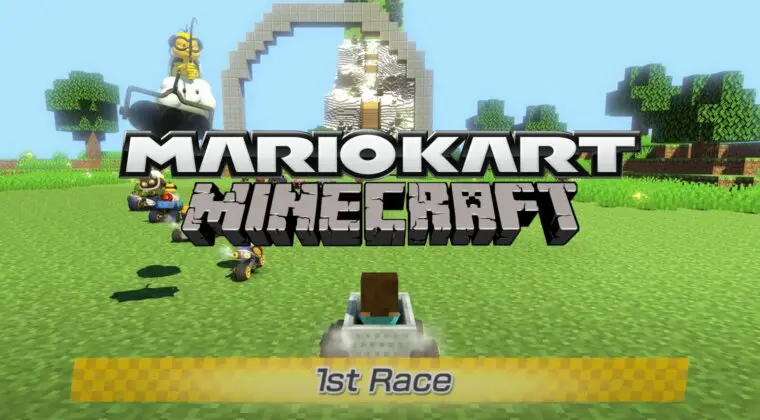 Imagen de ¿Un circuito de Minecraft en Mario Kart 8? Este increíble trabajo de un fan te dejará boquiabierto