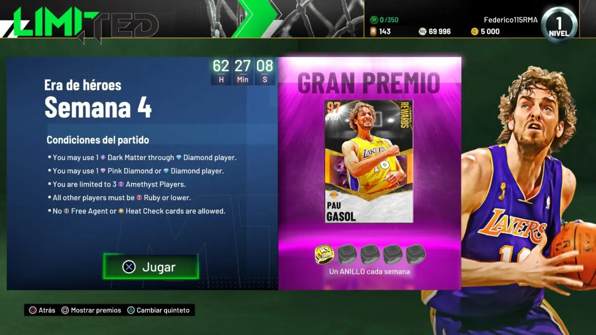 NBA 2K21 Mi EQUIPO