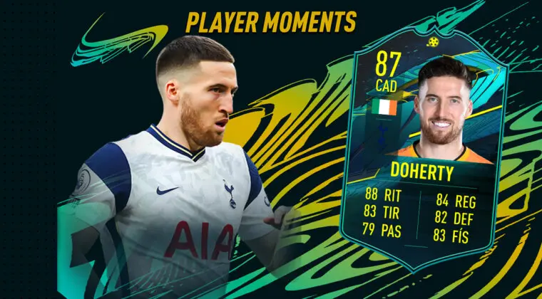 Imagen de FIFA 21: ¿Merece la pena Matt Doherty Moments? + Solución del SBC
