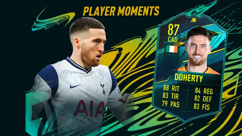 FIFA 21 Ultimate Team SBC Doherty Moments
