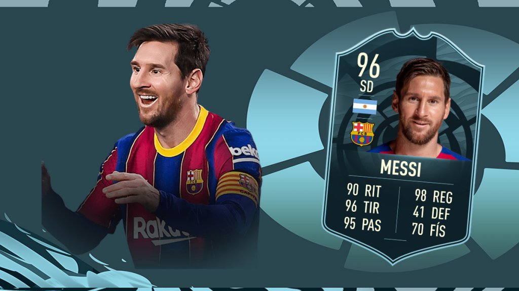 FIFA 21 Ultimate Team SBC Messi POTM Febrero LaLiga Santander