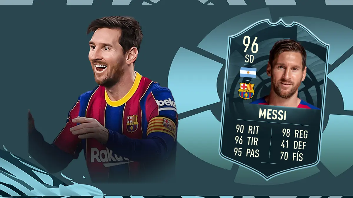 FIFA 21 Ultimate Team SBC Messi POTM Febrero LaLiga Santander