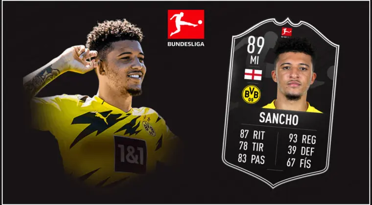 Imagen de FIFA 21: ¿Merece la pena Sancho POTM de la Bundesliga? + Solución del SBC