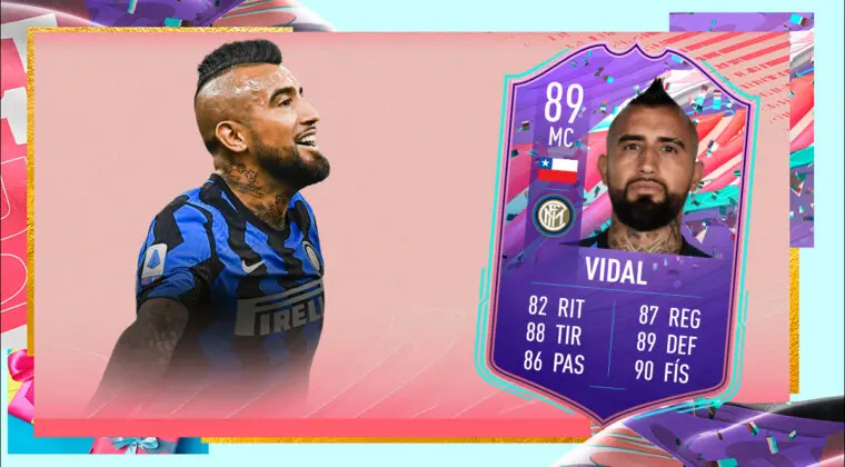 Imagen de FIFA 21: ¿Merece la pena Arturo Vidal FUT Birthday? + Solución del SBC