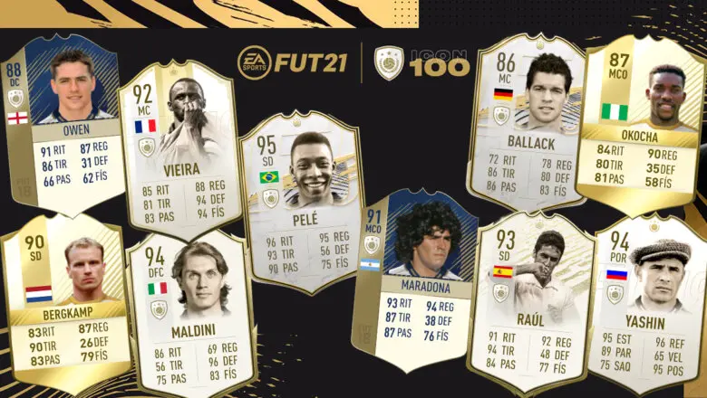 FIFA 21 Ultimate Team Test Iconos