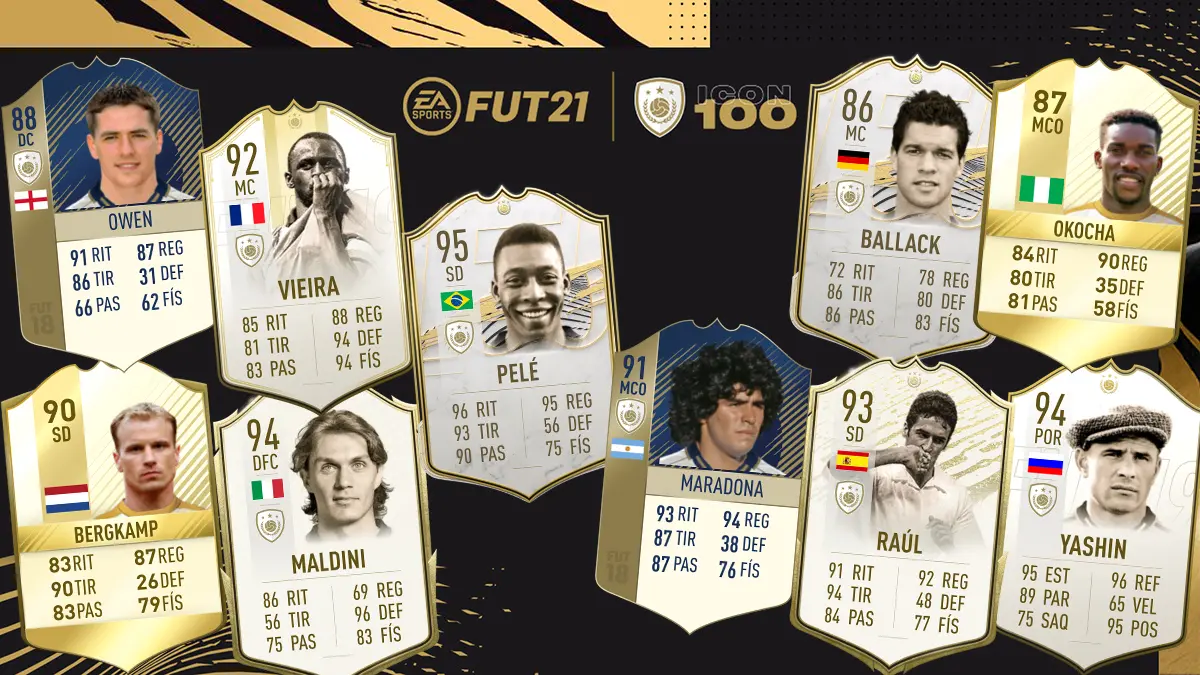 FIFA 21 Ultimate Team Test Iconos