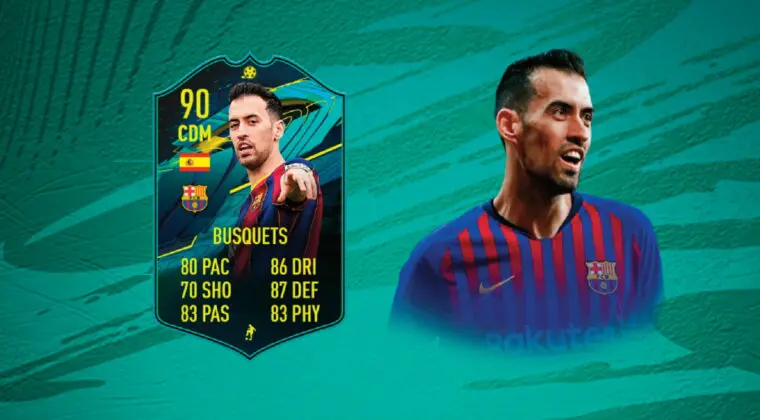 Imagen de FIFA 21: review de Sergio Busquets Moments. ¿El mejor MCD puro de la Liga Santander?