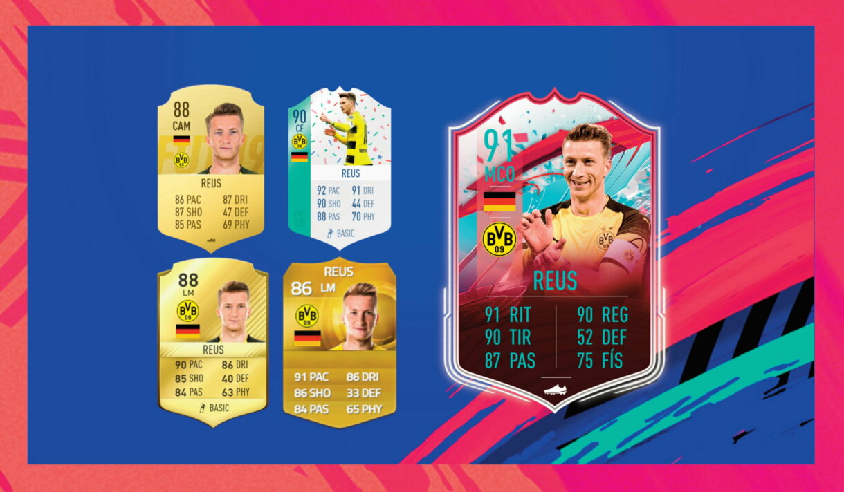 Tarjetas de cumpleaños de FIFA 21 Ultimate Team FUT que nos encantaría ver. Reus