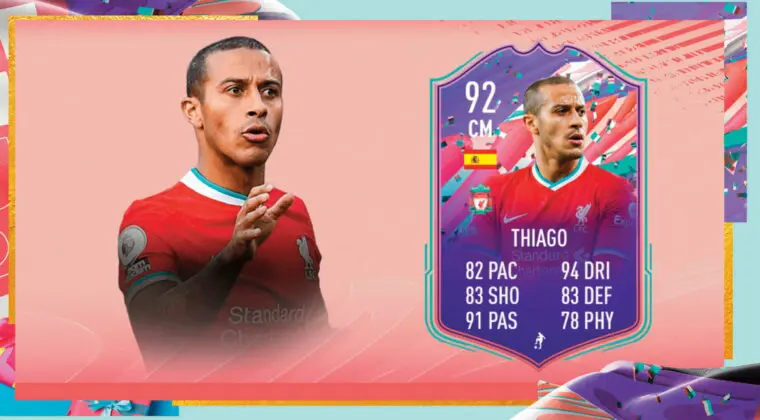 Imagen de FIFA 21: review de Thiago FUT Birthday. ¿Uno de los mejores mediocentros creativos?
