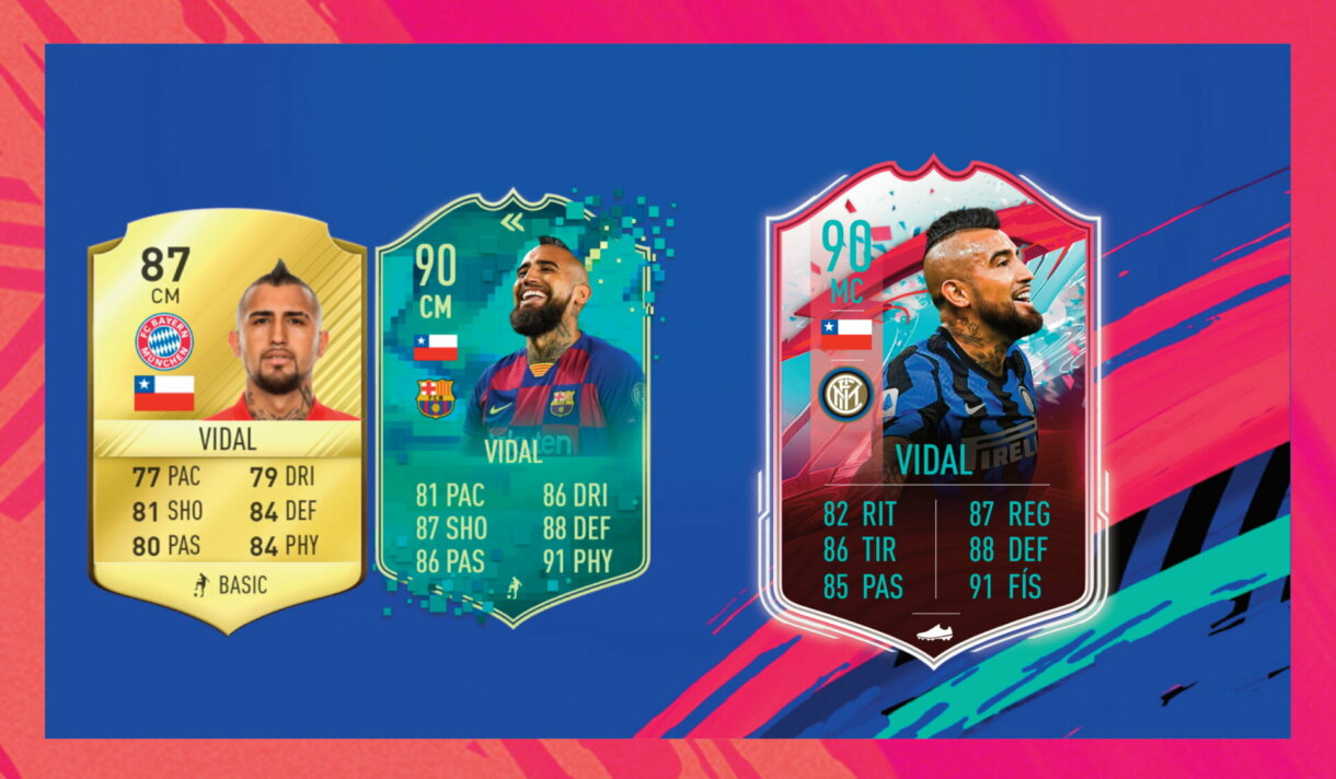 Tarjetas de cumpleaños de FIFA 21 Ultimate Team FUT que nos encantaría ver. Vidal