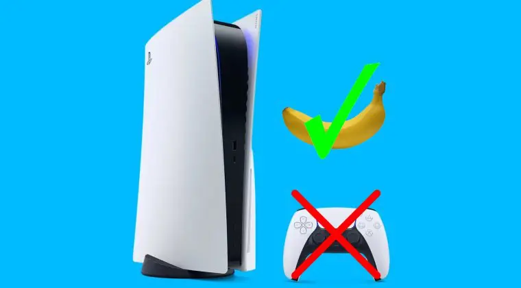 Imagen de Un plátano como mando de PS5; así es la alocada patente de Sony