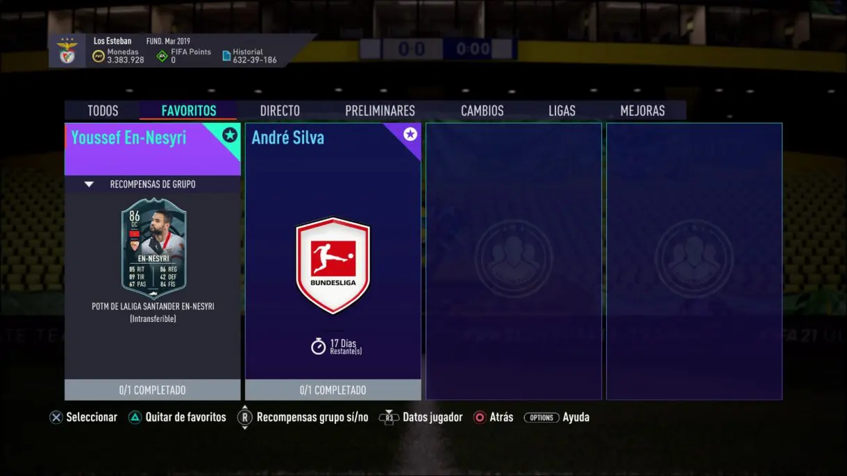 FIFA 21 Ultimate Team SBC Icono pick Medio o Prime asegurado ahorra monedas