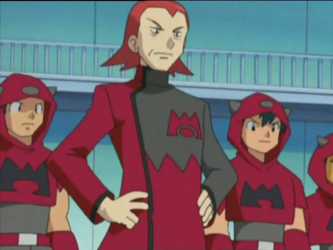 Team Magma anime de Pokemon