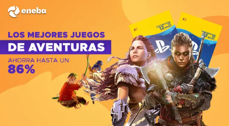 Imagen de Ofertas en juegos de Steam, PSN Plus y mucho más en Eneba
