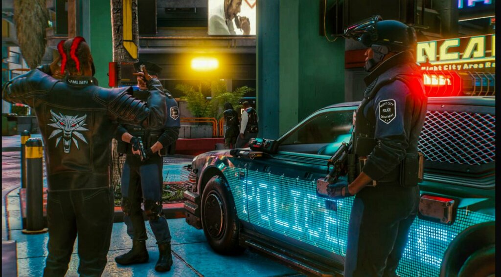 cyberpunk 2077 policia