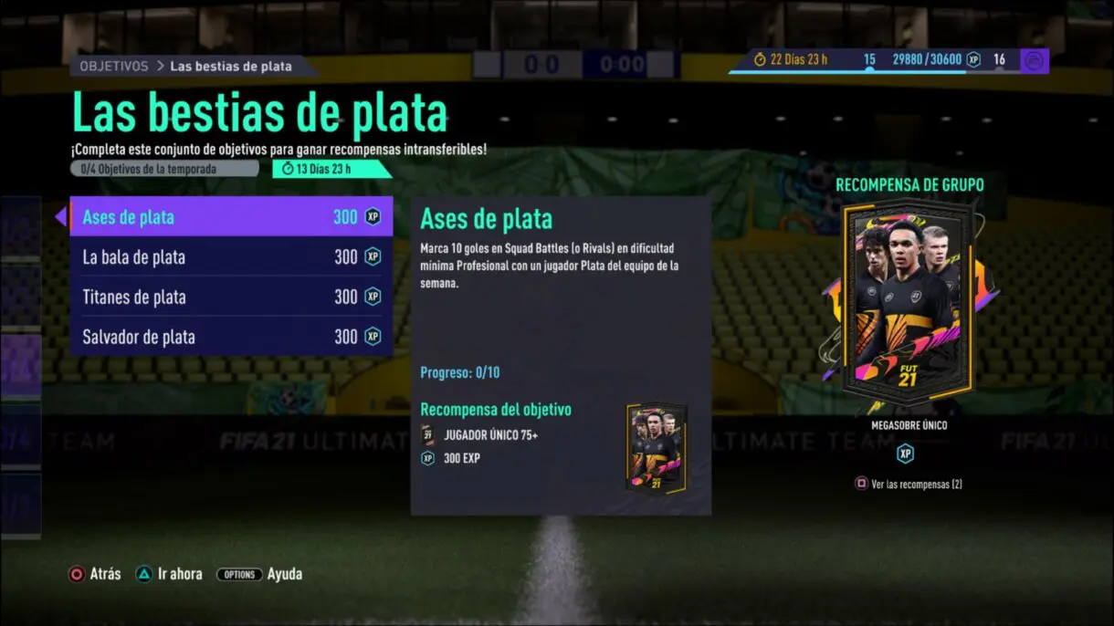 FIFA 21 Ultimate Team Bestias de plata sobre gratuito