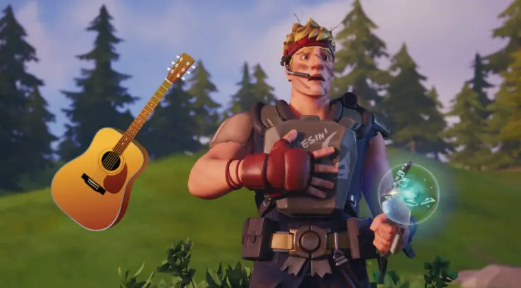 Imagen de Un fan de Fortnite logra convertir una guitarra en un mando para jugar al battle royale